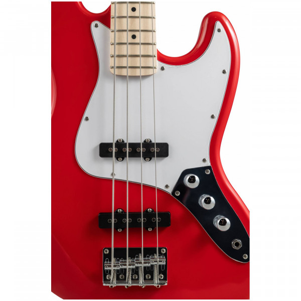 VESTON GUITARS JB-RD Red bas kitara - slika 3