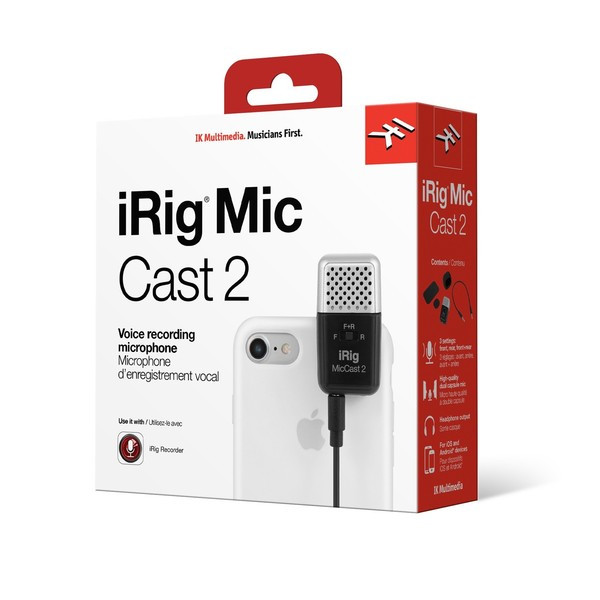 IK MULTIMEDIA iRIG Mic Cast 2 kondenzatorski mikrofon - slika 2