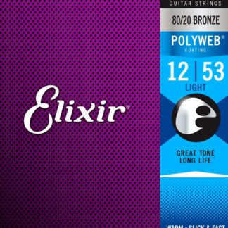 ELIXIR 11050 POLYWEB 12-53 prevlečene strune za akustično kitaro