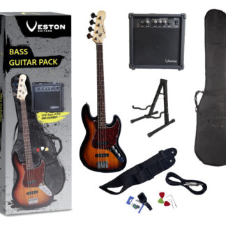 VESTON VJB-SB J-BASS bas kitara komplet