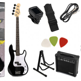 VESTON VPB-BK P-BASS bas kitara komplet