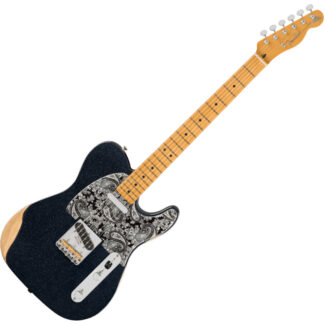 FENDER BRAD PAISLEY Telecaster MN BLK SPKL električna kitara s kovčkom