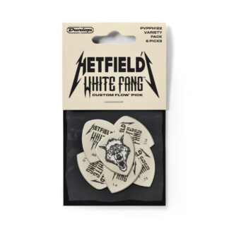 DUNLOP PICKS PVPPH122 JAMES HETFIELD WHITE FANG (6) paket trzalic