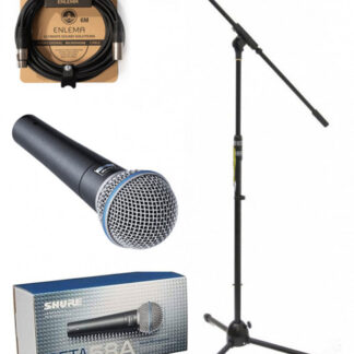 SHURE BETA 58A komplet mikrofon/stojalo