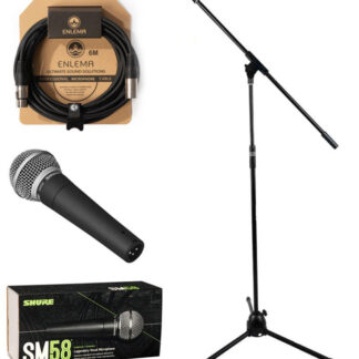 SHURE SM 58 komplet mikrofon/stojalo